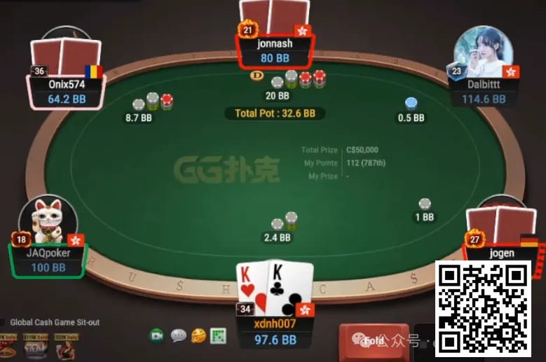 【DD扑克】牌局分析：KK面对冷4bet